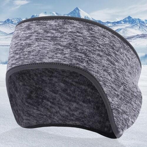 Winter Outdoor Earmuffs Hairband Women Ear Flap Muff Warm Plush Headband Male Fitness Thermal Headwear