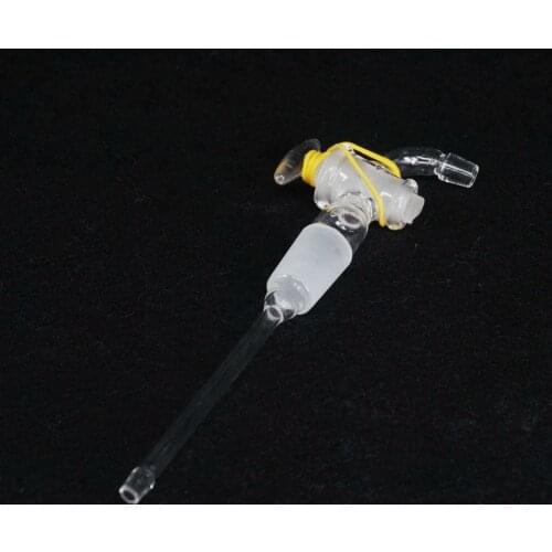 19/26 34/35 40/38 Joint Lab Powder Adapter Glass Stopcock For Rotary Evaporater