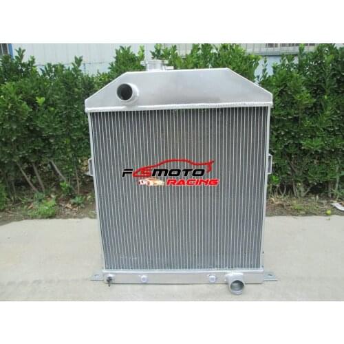 3 Row For Ford/Mercury Cars w/Chevy Engine 1947 1946 1945 Aluminum Alloy Radiator 1942-1948 47 46 45 44