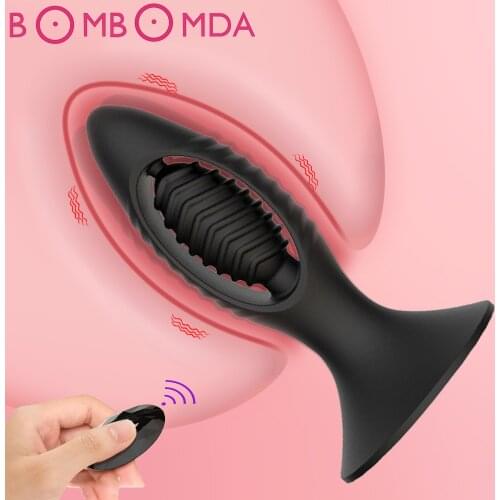 Anal Sex Toys Prostate Massager Silicone Male Vibrators Wireless Remote Control Vibrator For Men Sex Toys For Gay Butt Dilator