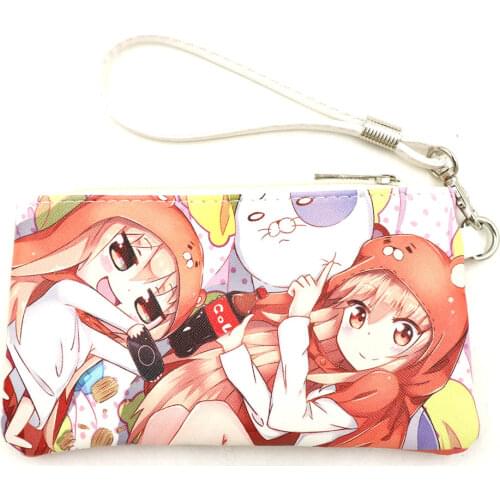 Anime Himouto! Umaru-chan Doma Umaru Colorful Long Wallet Multifunction Womens Handbag Coin Purse with Zip