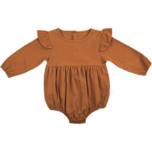 Baby Bodysuit!!Infant Baby Girl Lovely Long Sleeve Bodysuit Toddler Kid Sunsuit Playsuit Outfits Costume Size 0-3Y