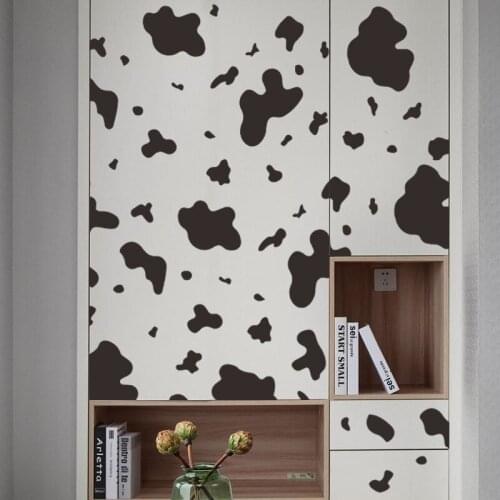 DIY Cow Pattern Wall Stickers Bedroom Living Room Sofa Background Wall Decoration Kids Room Decor Nursery Wallstickers Wallpaper