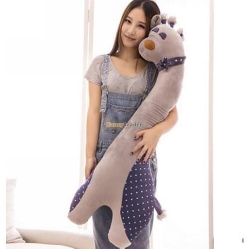 Fancytrader 43'' / 110cm Soft Lovely Plush Jumbo Giraffe Pillow Toy, 3 colors Available! Gift for Kids, Free Shipping FT50064