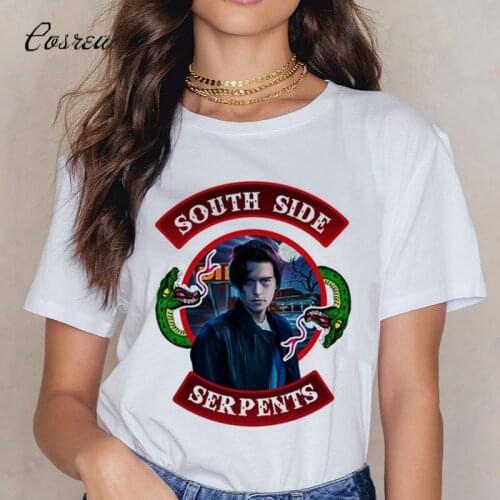 South Side Serpents Riverdale T Shirt Summer Tops Riverdale SouthSide Serpents Tshirt Riverdale Jughead T Shirt Harajuku Tee