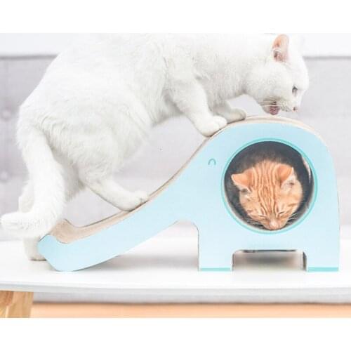 Cat Scratch Board Corrugated Paper Interactive Kitten Grinding Nails Pad Cat Toy Cat Scratcher Protecting Furniture M6071