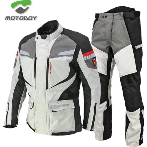 Motoboy motorcycle mens suit pull suit motorcycle suit motorcycle travel anti fall waterproof Knight suit four seasons