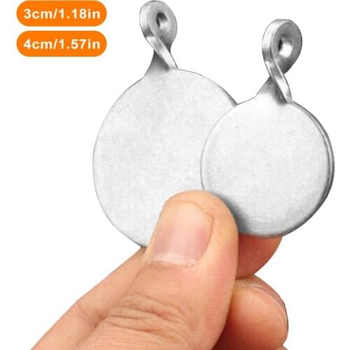 Dia 4cm 3cm Shooting Target Stainless Steel Target Bullseye Hunting Catapult Airsoft Paintball Archery Bow Training Target