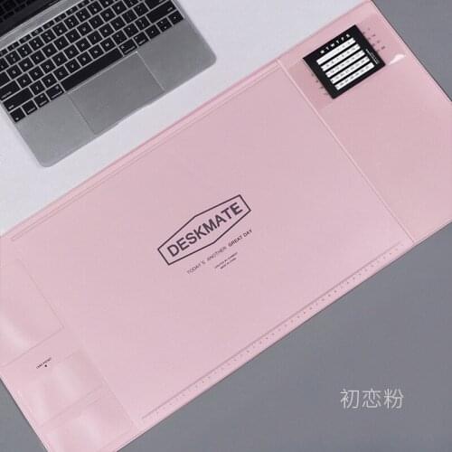 Multifunctional Oversized Pu Mouse Pad Student Writing Pad Business Desk Mat Laptop Cushion Desk with Organizer