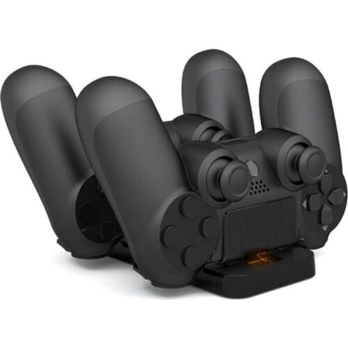 New Dual USB Charging Dock Stand Cradle Charger Station for PS4 Game Controller