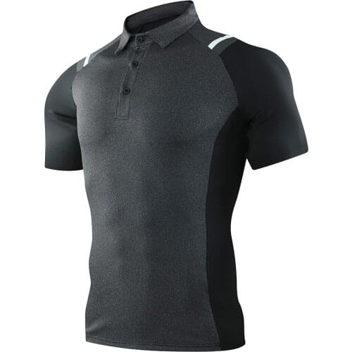 2021 Brand New Golf Clothing Breathable Mens Summer Golf Sports Breathable Golf Shirt fitness Mens sportswear Lapel T-shirt