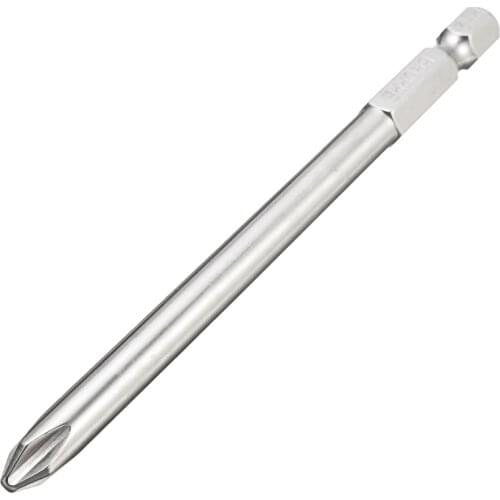 1pc PH2 Phillips Magnetic Screwdriver Bit Metal 100mm Long Reach Electric Screw Driver Drill Bits