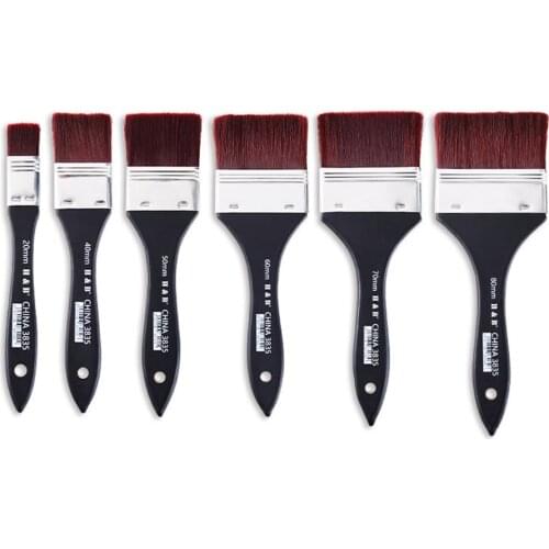 Professional Brush Different Size Nylon Hair Painting Brush for Artist Oil Watercolor Powder Acrylic Paint Brushes Art Supplies