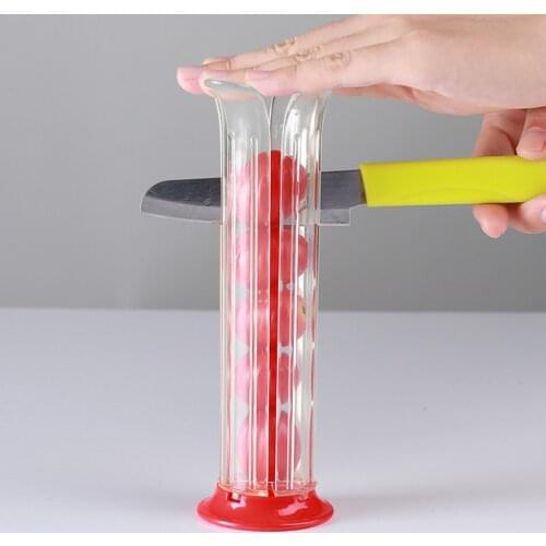 Cutter Small Tomatoes Cutter Kitchen Accessories Pizza Fruit Splitter Slicer Cherry Tomato Slicers Kitchen Gadgets Pizza G2