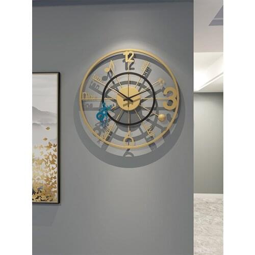 Modern Quartz Wall Clock Living Room Decoration Reloj De Pared Wall Stickers Fashion Contracted Wall Digital Clock Creative