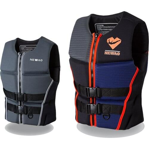 2021 new adult life jackets high buoyancy neoprene life jackets fishing swimming motorboat collision avoidance life jackets