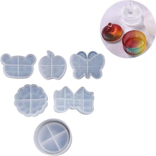 UV Crystal Resin Decorative Craft DIY Bear Butterfly Storage Box Epoxy Mold Jewelry Tools Epoxy Resin Molds