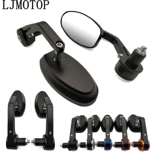 Universal Motorcycl Handle Bar End Rearview mirror 7/8" For MOTO BREVA 750 CALIFORNIA Custom/TouRing/Classic ELDORADO GRISO