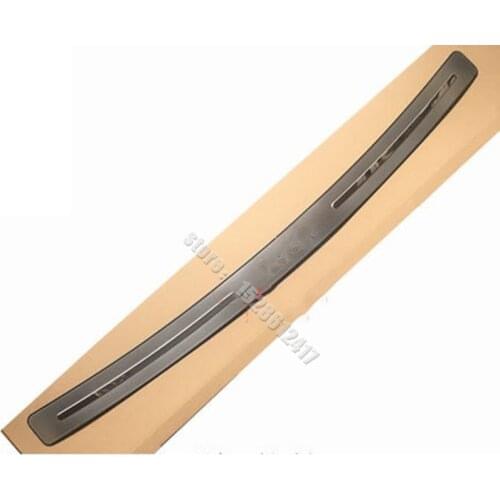 For Volkswagen Touran 2004-2015 Stainless Steel car Rear Bumper Protector Sill Trunk Guard Cover Trim Car styling