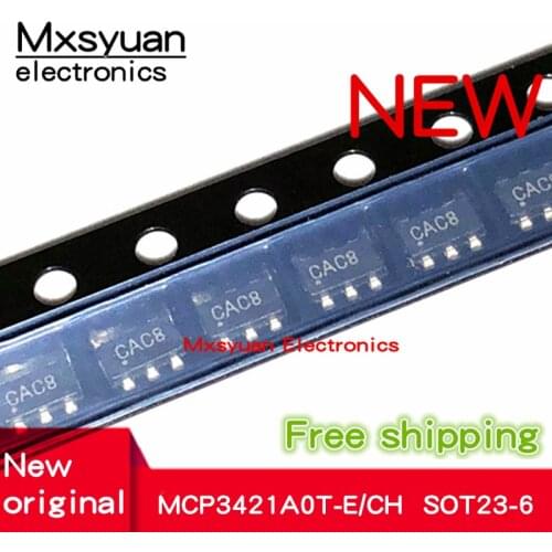 50~100PCS MCP3421A0T-E/CH MCP3421AOT-E/CH MCP3421A0T-E MCP3421AOT-E MCP3421 SOT23-6 new and original