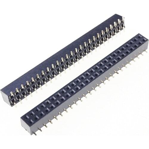 1000pcs 2x25 P 50 Pin 2.0 mm Female PCB Header Dual Row Socket Receptacle SMT PCB surface Mount reflow solder 0.079" 50 Position