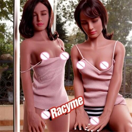 145cm Sex Dolls Real Adult Life flat chest Vagina Sex Toys for Men Tpe Sexy Dolls Full Size Silicone with skeleton Love Doll