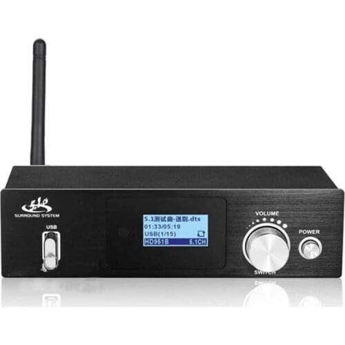 3 Ports HDMI-Compatible Audio Extractor Support 4K*2K Optical Coaxial USB to 5.1CH Audio Converter Bluetooth For Active Speaker