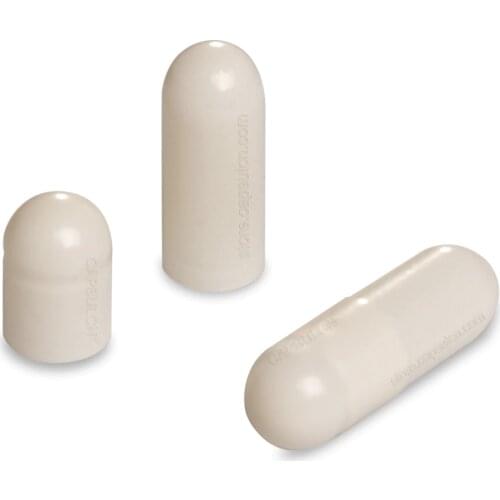 5000 Pieces / Carton Size 3 Empty Gelatin White Separated Capsules