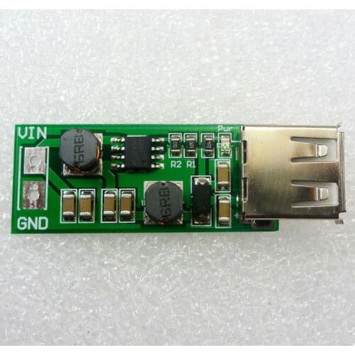 DD1205UA USB auto boost-buck step up-down DC DC converter Voltage regulator 1.2V 1.5V 2.5V 3V 3.3V 3.7V 4.2V 4.5V 5.5V 6V to 5V