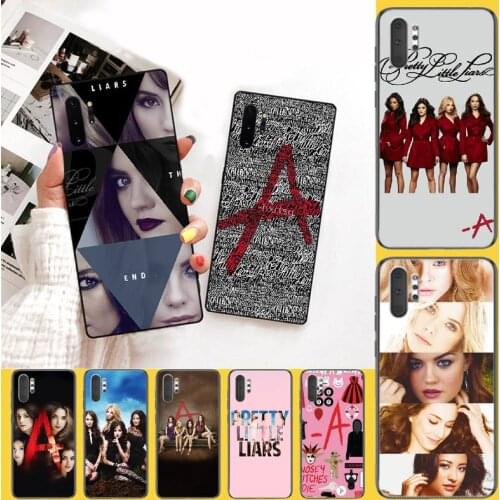 PENGHUWAN Cute Little Liars PLL TV Show Cover Black Soft Shell Phone Case for Samsung Note 3 4 5 7 8 9 10 pro M10 20 30