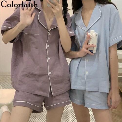 Colorfaith Women's Pajamas-shirts