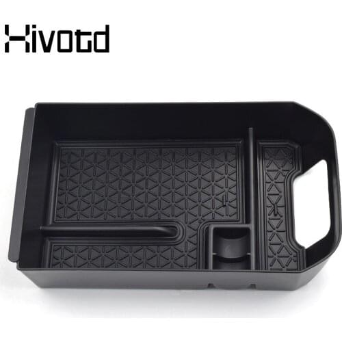 Hivotd For Toyota RAV4 2020 2021 Car Armrest Storage Box Organizer Tray Bin Glove Tray Holder Car Stowing Tidying Accessories