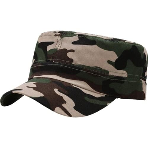 Camouflage Military Hats Cap Men Women Tactical Flat Caps Outdoor Sports Camping Hiking Sunhat Hunting Sun Caps New Fashion