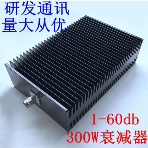 N type 300W high power coaxial fixed attenuator RF attenuator 1-60dB 0-4GHZ