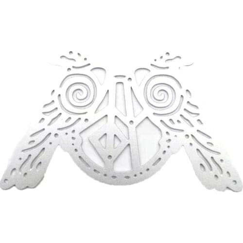 Owl Metal Cutting Dies Stencil DIY Scrapbooking Album Paper Card Template Mold Embossing Decoration N0PA