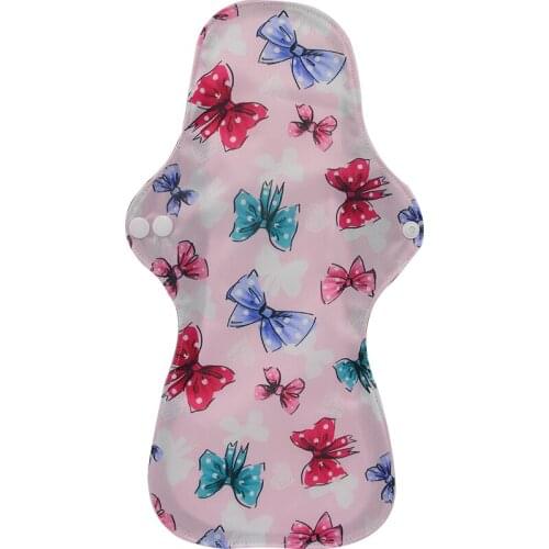 Reusable Sanitary Pads Ohbabyka Heavy Flow Night Use Panty Liner Bamboo Pads Dropshipping Charcoal Menstrual Pads for Women