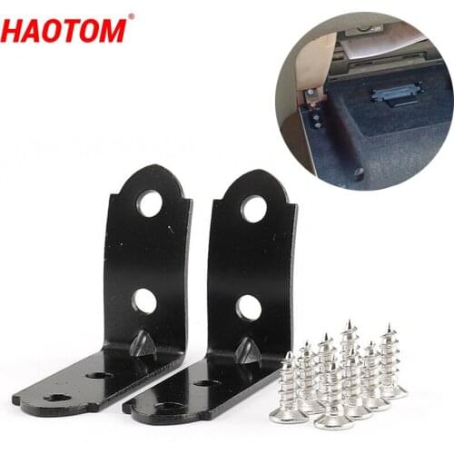 2pcs Glove Box Repair Kit for Audi A4 B6 B7 S4 RS4 8E 2001-2008 Black DIY Lid Hinge Kit 8E1880302B 8E1857124A24A