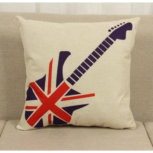 2018 Hot sales England style thin linen cushion cover/pillow(not including filling) on sofa for home decoration 45*45cm