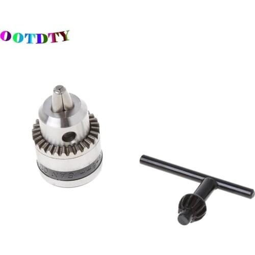 OOTDTY Electric Drill Chuck 0.6-6mm Thread 3/8-24UNF 1/4"Hex Screw Shank Power Tools 1/4" 6mm Hexagonal Threaded Post