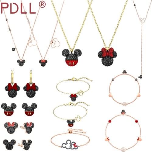 PDLL swa1:1 fashion jewelry products mouse Necklace Charm series exquisite popular