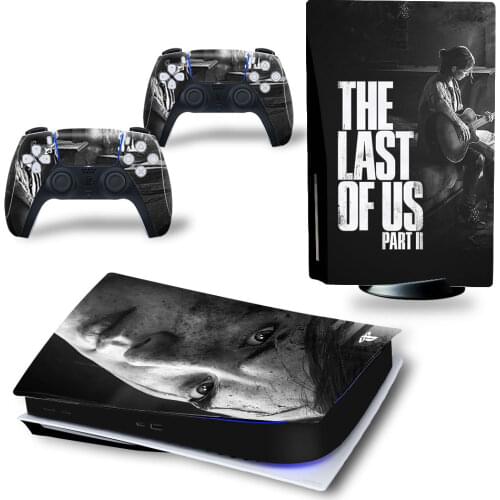THE LAST OF US PS5 Standard Disc Edition Skin Sticker Decal Cover for PlayStation 5 Console & Controller PS5 Skin Sticker Vinyl