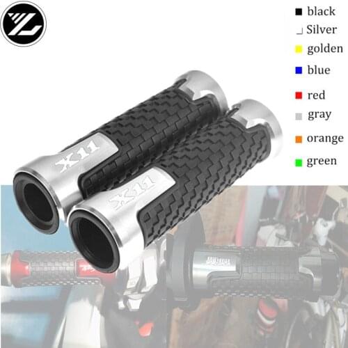 Handle 7/8"22mm Motorcycle handlebar grips & handle bar ends hand cap for Honda X-11 X11 1999-2002 2000 2001