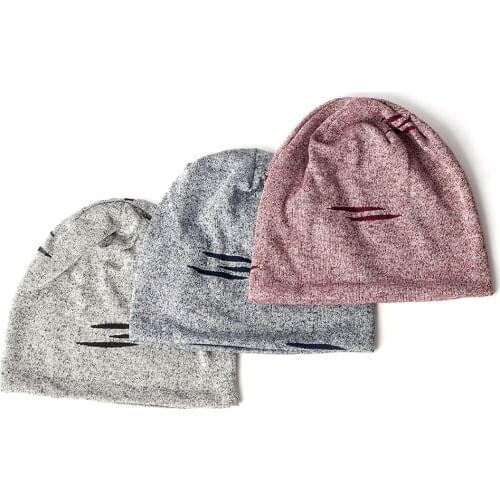 Men Women Cotton Slouchy Hip Hop Beanie Hat Adult Hole Baggy Casual Cap Fashion Novelty Unisex Skullies&Beanies Caps Bonnets