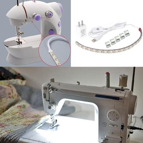Sewing Machine LED Light Strip Light Kit 11.8inch DC5V Flexible USB Sewing Light 30cm Industrial Machine Working LED Lights