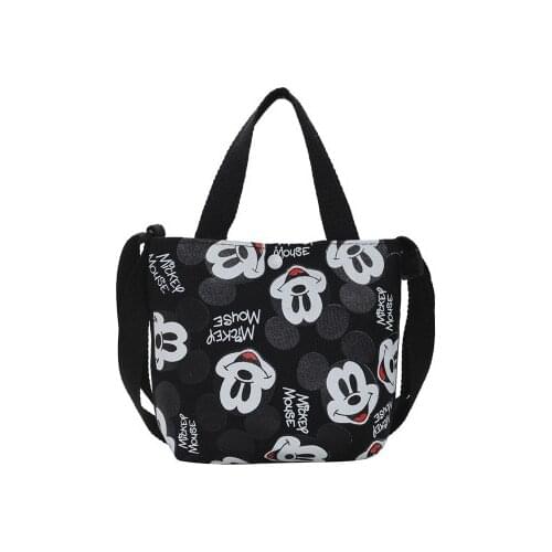 Disney canves girl messenger bag cartoon mickey mouse shoulder bag cute mini handbag coin purse