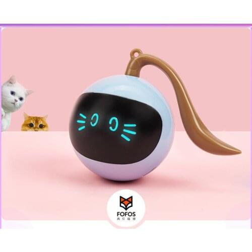 Led Light Cat Toy Electric Intelligent Automatic Funny Cat Ball To Relieve Boredom And Bite Pet Toy