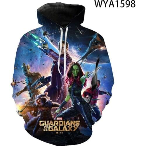 Galaxy Movie Printed 3D Hoodies Men Women Children Fashion Long Sleeve Sweatshirts Streetwear Fashion Clothes Coat