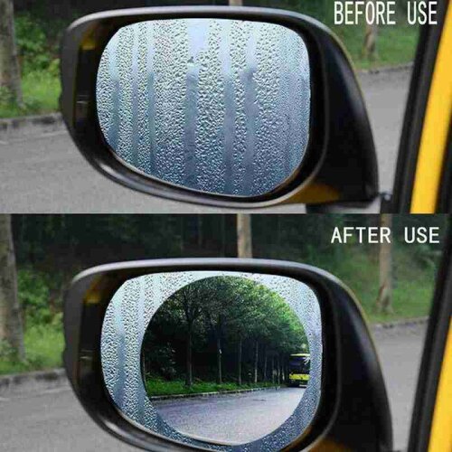 The waterproof and anti-fog film coating of the oval car rearview mirror is rainproof and hydrophobic, durable and practical