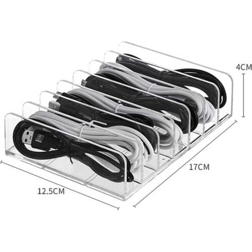 Cable Storage Box Power Strip Wire Case Charger Socket Organizer Network Line Storage Bin Charger Wire Management
