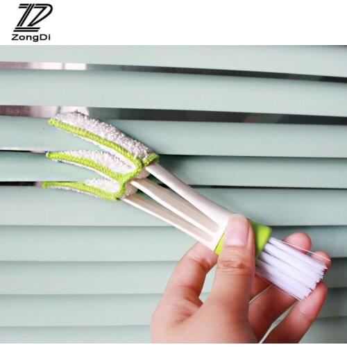 ZD 1Pc Multi-functional Cleaning Brush Double-head For Chevrolet cruze aveo Citroen c3 c4 c5 Toyota corolla chr rav4 accessories